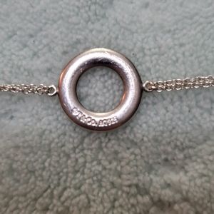 Dainty Tiffany circle bracelet